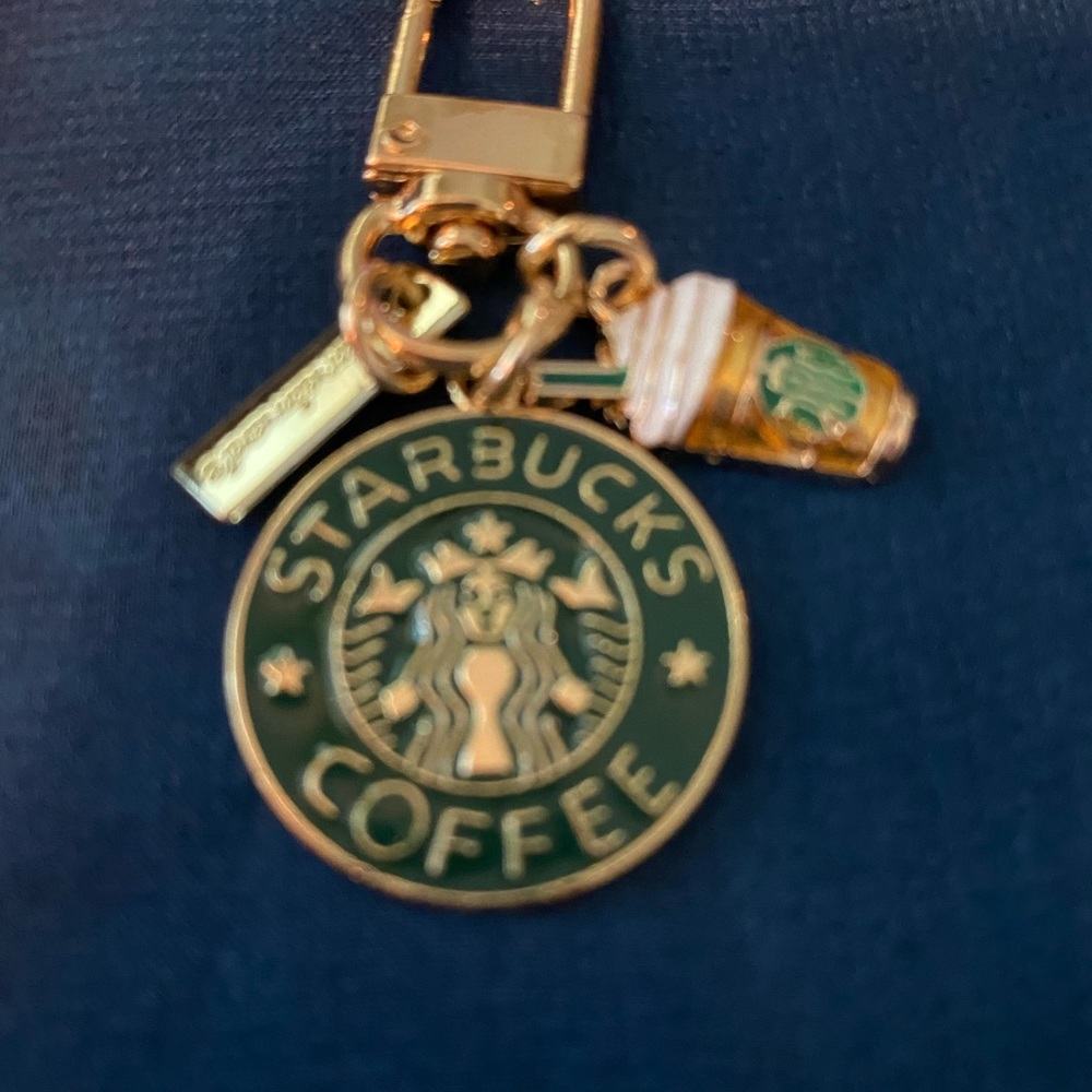 Starbucks key chain with little cup $15